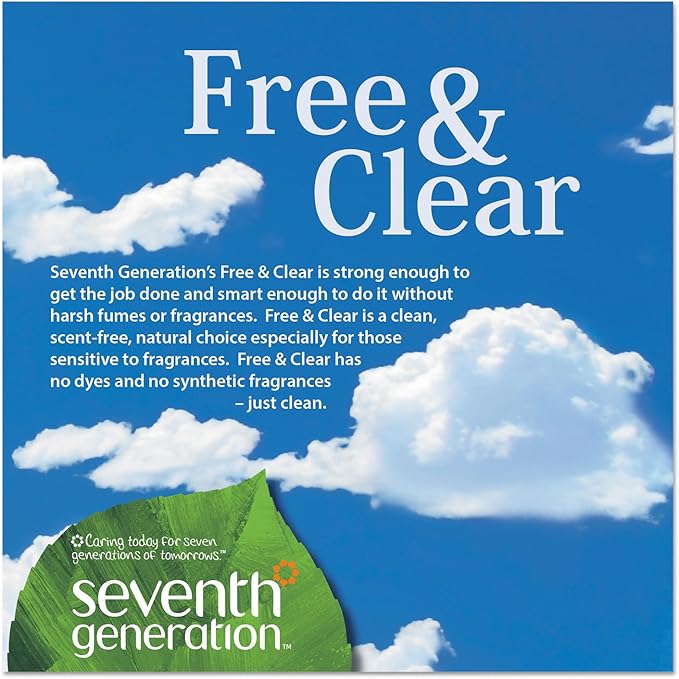 Seventh Generation SEV 22150 Natural Automatic Dishwasher Powder, Free and Clear, 45 oz. Box (Pack of 12)
