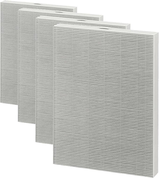 Fellowes AeraMax 200 Air Purifier True HEPA Authentic Replacement Filter with AeraSafe Antimicrobial Treatment (9287101) (Pack of 4)