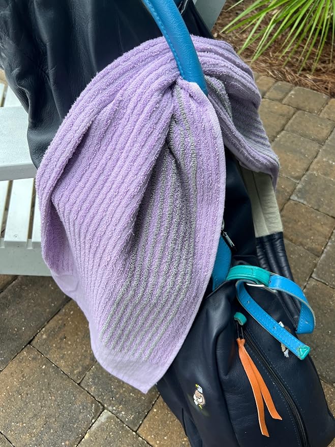 Caddy Golf Towel - Extra-Large 22” X 44” Caddie Towel Used by Tour Professionals, Premium Soft Cotton, Superior Absorption Caddy Towel | 5 Stylish Colors