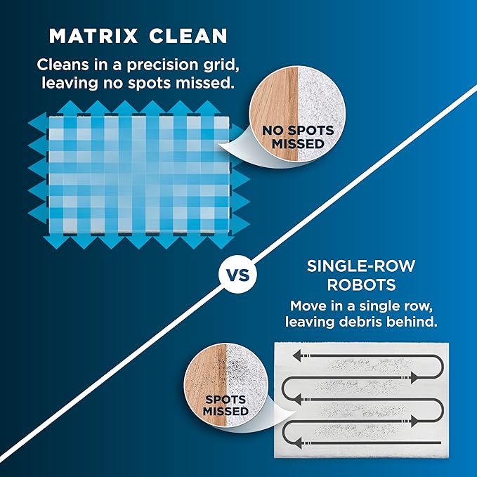 Shark Matrix Plus 2in1 Robot Vacuum & Mop with Sonic Mopping, Matrix Clean, Home Mapping, HEPA Bagless Self Empty Base, CleanEdge, for Pet Hair, WiFi, Compatible with Alexa, Black/Gold (AV2613WA)