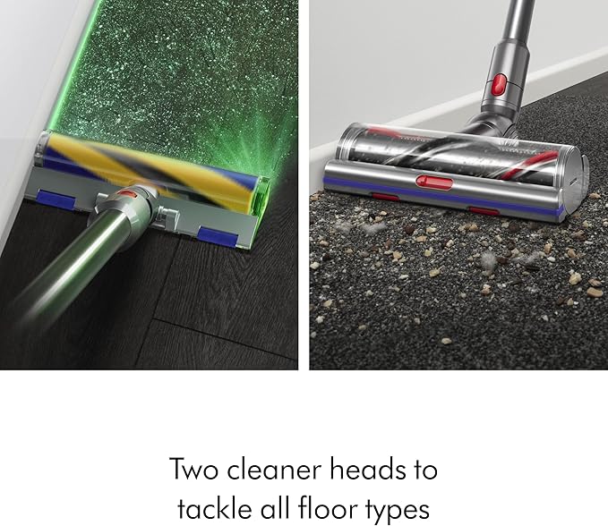 Dyson V15 Detect Cordless Vacuum Cleaner, Yellow/Nickel