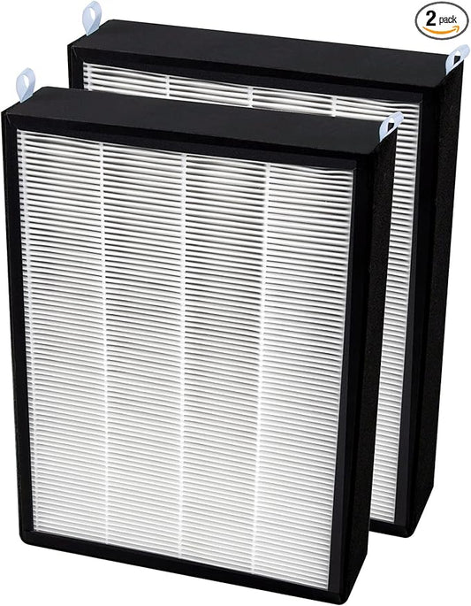 Nuwave OxyPure 2-Pack Genuine Replacement HEPA/Carbon Combo Filter, Removes Irritants, Pollutants & Odors, Produced & Sold by Original Manufacturer for OxyPure Models 47001, 47002, 47003, and 47004