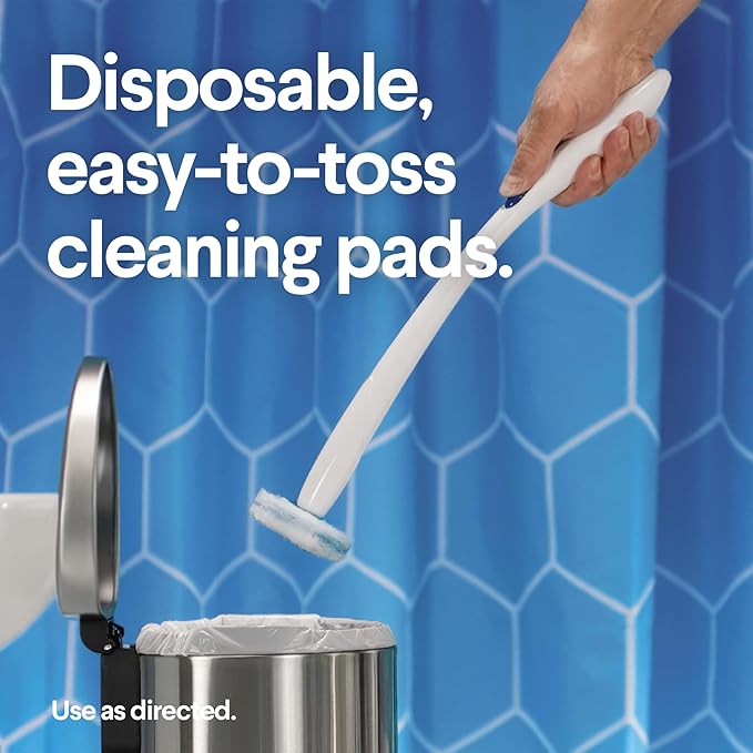 CLOROX ToiletWand Disinfecting Refills, Disposable Wand Heads, 30 Count (Package May Vary) (Pack of 5)