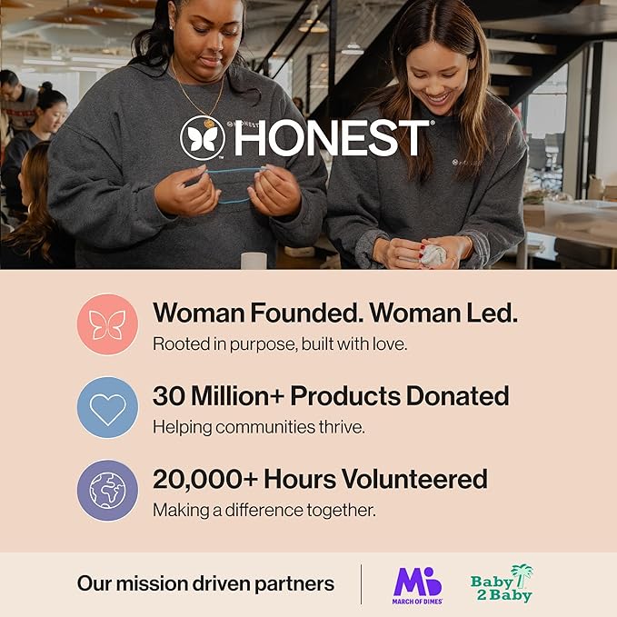 The Honest Company Hypoallergenic Multi-Use Baby Wipes for Sensitive Baby Skin, Rose Blossom, 60 Count