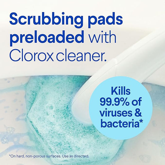 Clorox ToiletWand Toilet Cleaner Refills, Toilet brush, Rainforest Rush, 20 Count