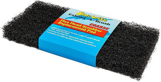 STAR BRITE Flexible Head Scrubber Replacement (Coarse) (Black) (040127)