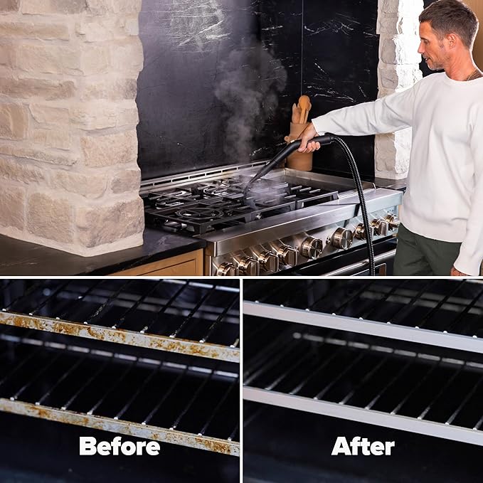 Dupray Neat Steam Cleaner with 22 Accessories, Multipurpose Steamer for home Chemical-Free Cleaning, *Kills 99.9% of Bacteria & Viruses (incl. 8 microfiber pads)