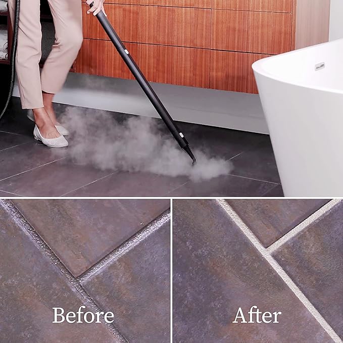 Dupray Neat Steam Cleaner with 17-Piece Kit – Powerful, chemical-free cleaning for floors, cars, tiles, upholstery, kitchen appliances, grout, and more. *Kills 99.9% of Bacteria & Viruses