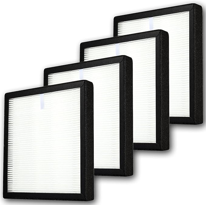 Westinghouse True HEPA H13 Filter Replacement Compatible with 1701 and 1702 Model Air Purifiers (Set of 4)