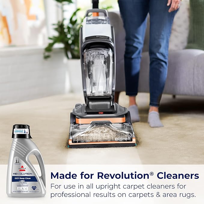 Bissell Revolution Upright Deep Cleaner Carpet & Upholstery Formula, 48 oz, 3975