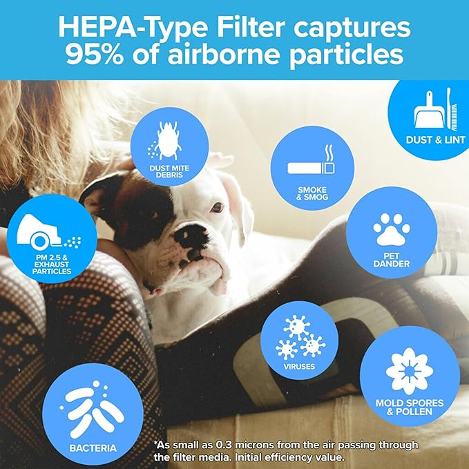 Filtrete F2 Room Air Purifier Filter, True HEPA Premium Allergen, Bacteria, and Virus, 13 in. x 8.2 in., 4-Pack, works with devices: FAP-C02WA-G2, FAP-C03BA-G2, FAP-T03BA-G2 and FAP-SC02N