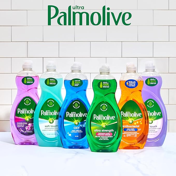 Palmolive Ultra Strength Liquid Dish Soap, Original Green, 32.5 Fluid Ounce (Pack of 2)