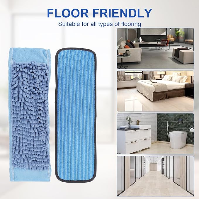 Microfiber Steam Mop Pads Compatible with Wagner Spraytech Steam Cleaner(905e, 915e, 925e), Washable & Reusable Microfiber Steam Mop Cloth