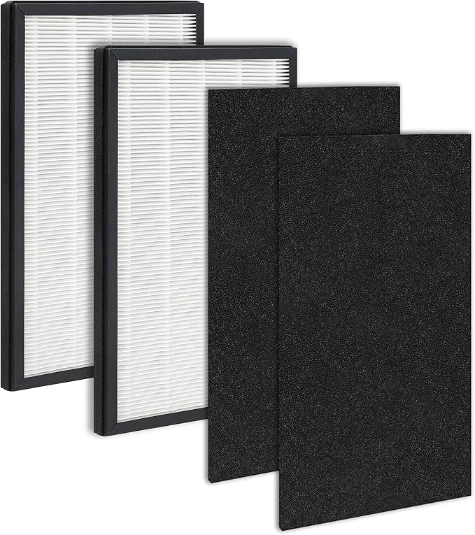 Fette Filter - True HEPA Air Purifier Filter Compatible with Germ Guardian FLT5600 Filter N for Model AC5600W. Compare to Part # FLT5600. (Pack of 2)