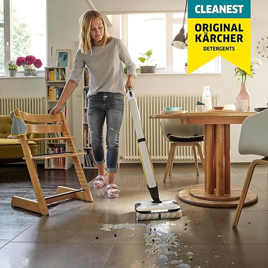 Kärcher Floor Cleaner Concentrate for Sealed Wood Floors - Designed for Karcher Electric Hard Floor Cleaners, FC 3, FC 5 and FC 7 - Streak-Free - 16.9 oz.