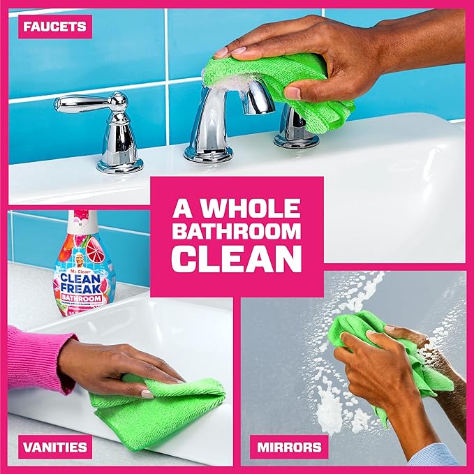 Mr. Clean Clean Freak Bathroom 1 SK + 3 RF Grapefruit