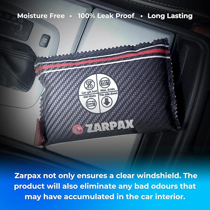 Reusable Car Dehumidifier Bag (1 Pack) Rechargeable Dehumidifier bags for Car, Trucks, and RVs - Prevent Damp & Moisture on Windscreens - Leakproof Moisture Absorber for Car and Home