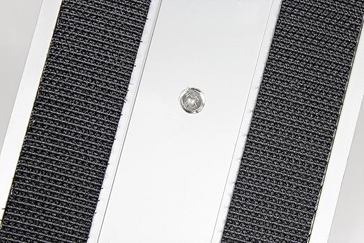 CleanAide Flat Mop Plate Frame for Microfiber Pads, Commercial-Grade Aluminum with 360° Swivel, Hook and Loop Fastening, Lightweight and Durable, Gray, Frame Only, 18 Inches