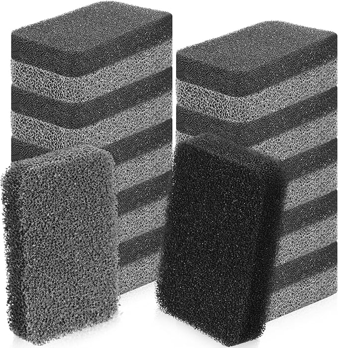 Tioncy 20 Pcs Silicone Scrubbing Sponges Bulk Heavy Duty Silicone Dish Sponges Non-Scratch Kitchen Dish Scrubbers, Odor-Free, Multi-Surface Safe, Cleaning for Dishes, Nonstick Pots, Countertops