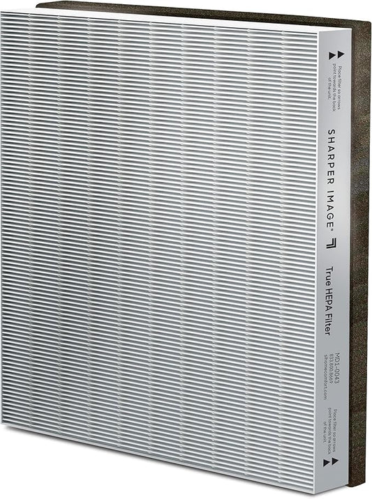 Sharper Image MD1-0043 True HEPA Replacement Filter for PURIFY 3, Captures 99.97% of All Airborne Particles 0.3 Microns or Larger, Requires No Cleaning, Easy to Replace, Replace After 9,000 Hours