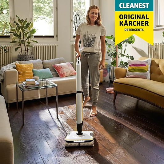 Karcher Floor Cleaner Concentrate for Oiled and Waxed Floors - Designed for Karcher Electric Hard Floor Cleaners, FC 3, FC 5 and FC 7 - Streak-Free - 16.9 oz.
