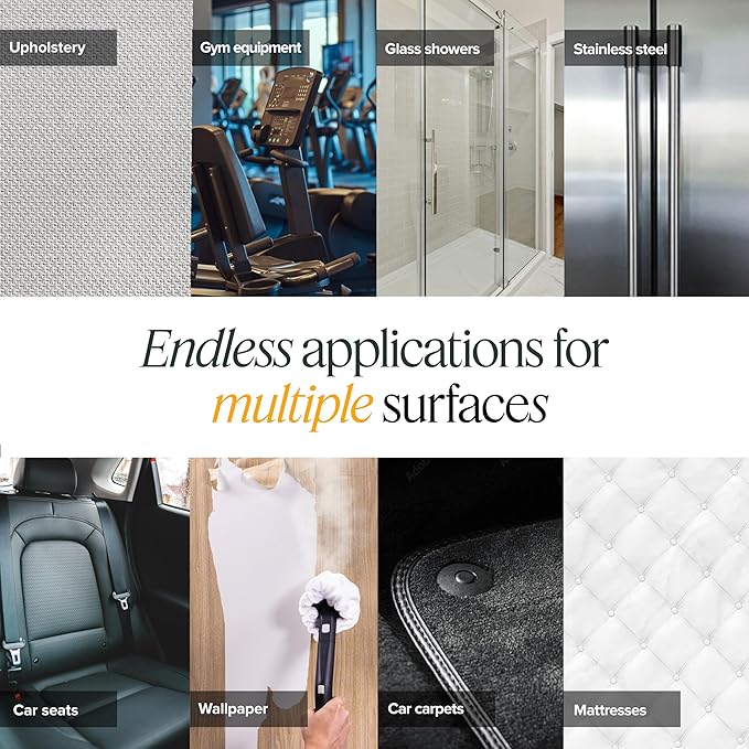 Dupray Small Triangle Bonnets – Reusable Microfiber Cleaning Pads for Steam Cleaners, Precision Fit Steam Mop Accessories for Hard Floors, Tiles, Grout – Pack of 5