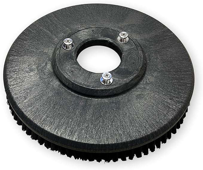 Viper VF90411 Scrubbing Brush Disc 17 Inches Diameter, Polypropylene Bristles, Black; Commercial Grade; Viper AS510C, AS510B, AS510, AS430C, AS430B, AS430 and Clarke CA30 17E and 20B