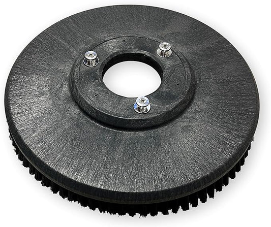 Viper VF90411 Scrubbing Brush Disc 17 Inches Diameter, Polypropylene Bristles, Black; Commercial Grade; Viper AS510C, AS510B, AS510, AS430C, AS430B, AS430 and Clarke CA30 17E and 20B