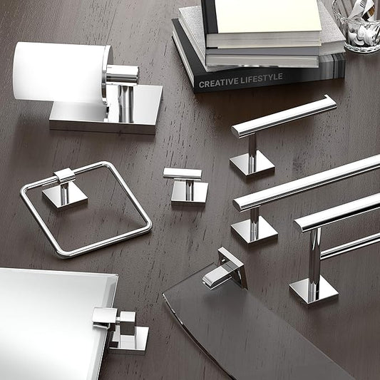Gatco 4050 Elevate 24" Towel Bar, Chrome