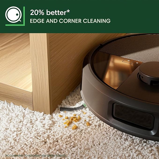 iRobot Roomba Max 705 Robot Vacuum with AutoEmpty Dock, Powerful Suction, Dual Rubber Anti-Tangle Brushes, LiDAR Navigation, Obstacle & Anti-Fall Detection, for Carpet and Hard Floors