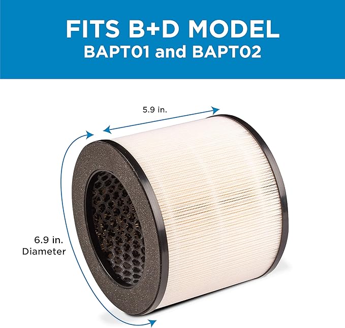 BLACK+DECKER AF1 Replacement Filter, White