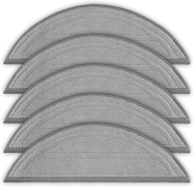 (5 Pack) Saros 10 Replacement Mop Pads Compatible with Roborock Saros 10 Robot Vacuum Cleaner, Washable Mop Cloths Accessories Kit, Mop Pad Refill, Replacement Parts