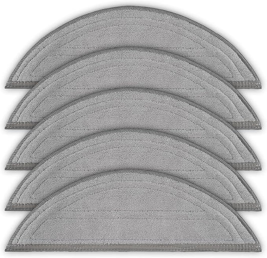 (5 Pack) Saros 10 Replacement Mop Pads Compatible with Roborock Saros 10 Robot Vacuum Cleaner, Washable Mop Cloths Accessories Kit, Mop Pad Refill, Replacement Parts