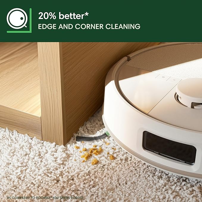 iRobot Roomba Max 705 Vac Robot Vacuum + AutoEmpty Dock - Extreme Power-Lifting Suction, Anti-Tangle Dual Rubber Brushes, Self-Empties, Recognizes and Avoids Obstacles, LiDAR Navigation
