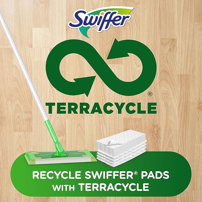 Swiffer Sweeper Heavy Duty Dry Multi-Surface Cloth Refills for Floor Sweeping and Cleaning, Unstopables Fresh Scent, 10 Count