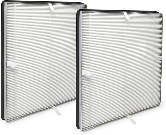 Fette Filter - 2 Premium H13 True Hepa Air Purifier Filters Compatible with Vornado Air Purifier Models AC300 AC350 AC500 AC550 PCO200 PCO300 PCO500 PCO375DC PCO575 Part # MD1-0022 (2 Filters)