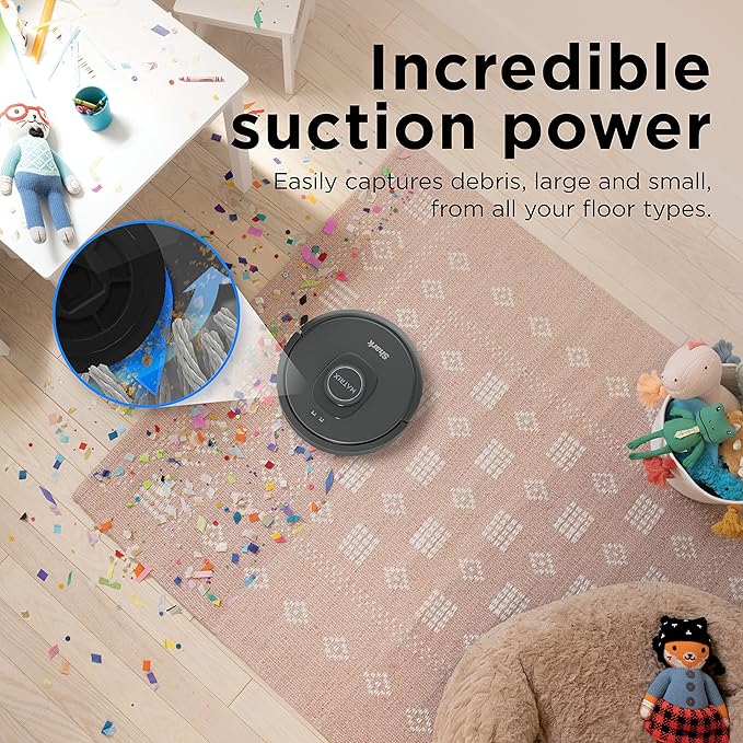 Shark R-RV2310 Matrix Robot Vacuum for Carpets and Hardfloors with Self-Cleaning Brushroll and Precision Mapping - Certified Refurbished
