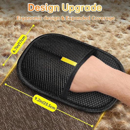 Electrostatic Pet Hair Remover Glove for Dogs &Cats, Reusable Cat Dog Magic Brush pet Hair, Suitable for Sofas, Clothing, Carpets, Curtains (1Pcs)