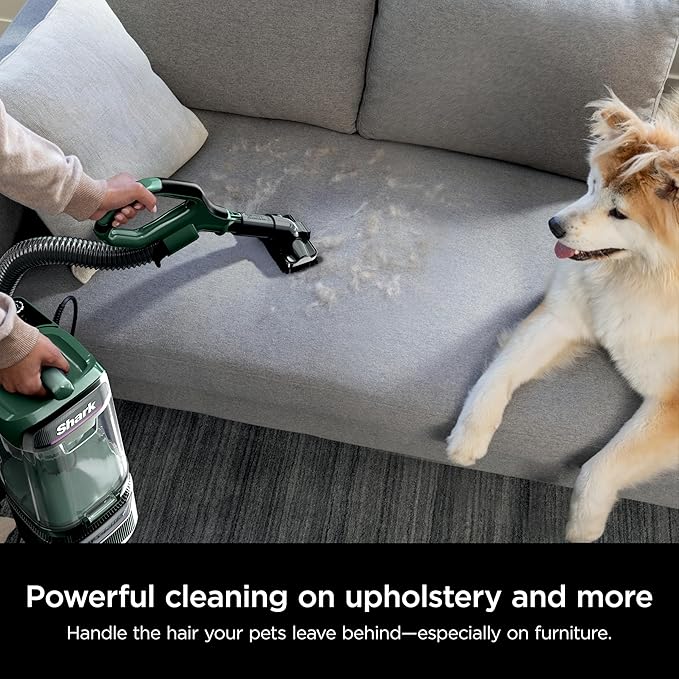 Shark Detect Pro Lift-Away ADV Bagless Upright Vacuum with DuoClean Detect, HEPA Filter, Anti-Allergen, Powerful Suction, and Odor Neutralizer Technology, Evergreen, LA802