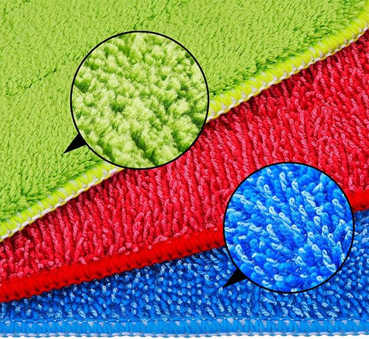 6 Pieces Microfiber Cleaning Pads Reveal Mop 16 to 18 inch Fit for Most Spray Mops and Reveal Mops Washable (16.5 x 5.5 inch)