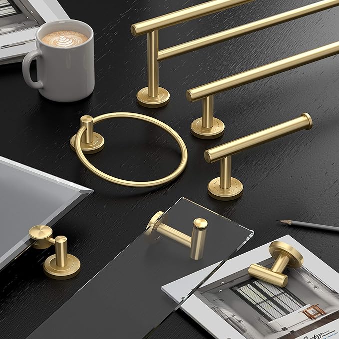 Gatco 4230A Latitude II, Towel Bar, 30”, Brushed Brass
