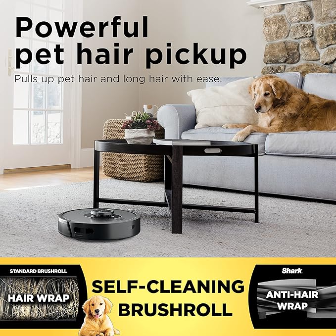 Shark R-RV2310 Matrix Robot Vacuum for Carpets and Hardfloors with Self-Cleaning Brushroll and Precision Mapping - Certified Refurbished
