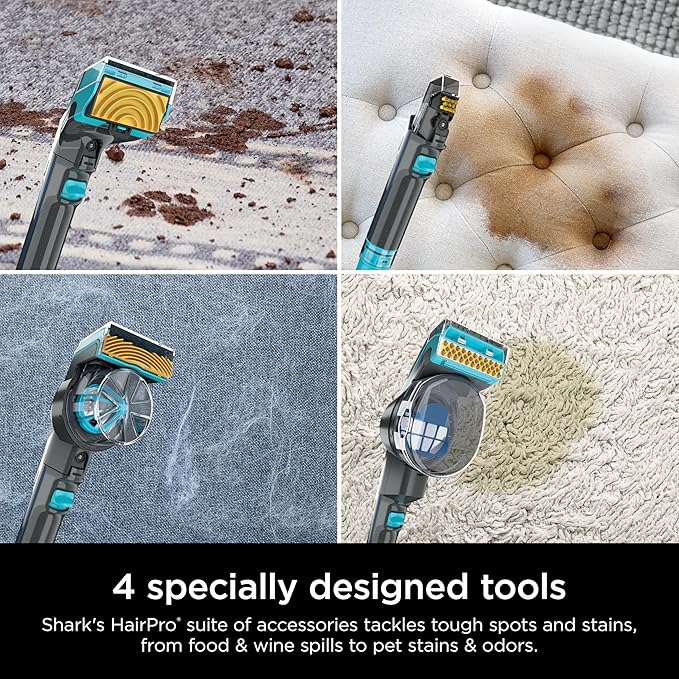 Shark Carpet Xpert Hair Pro with Stain Striker Upright Carpet, Area Rug & Upholstery Cleaner, Carpet Shampooer, 5 Tools, Navy, EX304