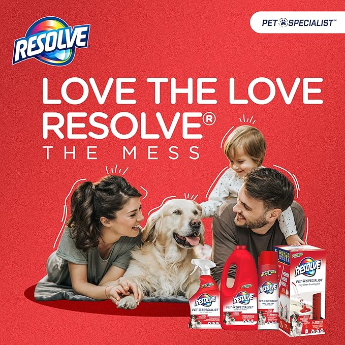 Resolve Pet Specialist Carpet Cleaner, Stain Remover and Odor eliminator, Floor and Upholstery Cleaner, refill for trigger, 60 oz