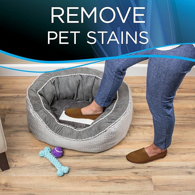 Bissell Stomp 'N Go Pet Lifting Pads + Oxy for Stain Removal on Carpet & Area Rug Cleaning, 40 Pack