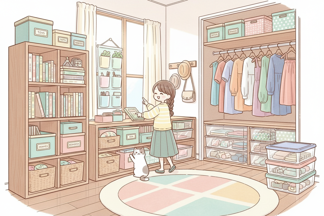 Home Organization 만화이미지